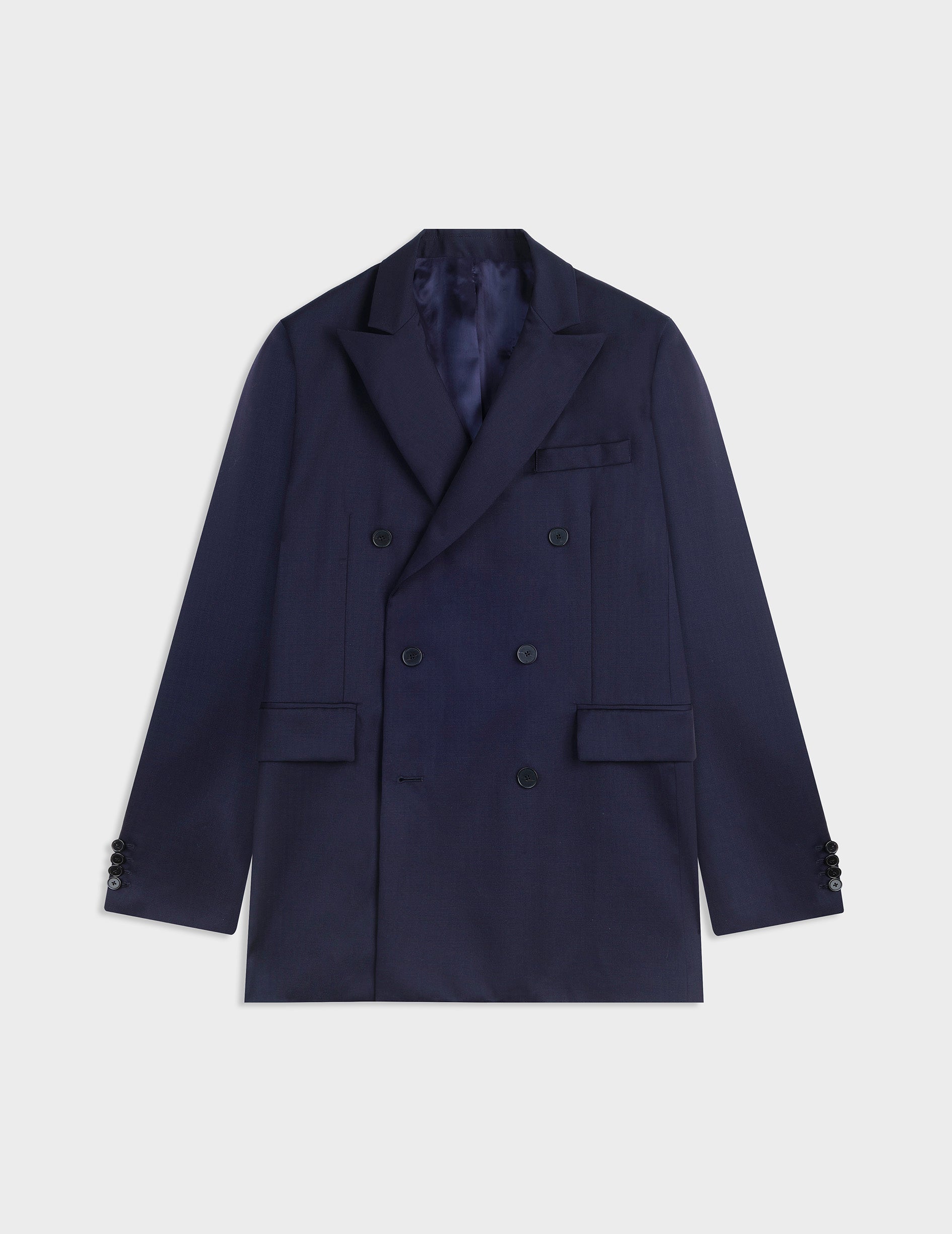 Navy blue wool Lisandro jacket