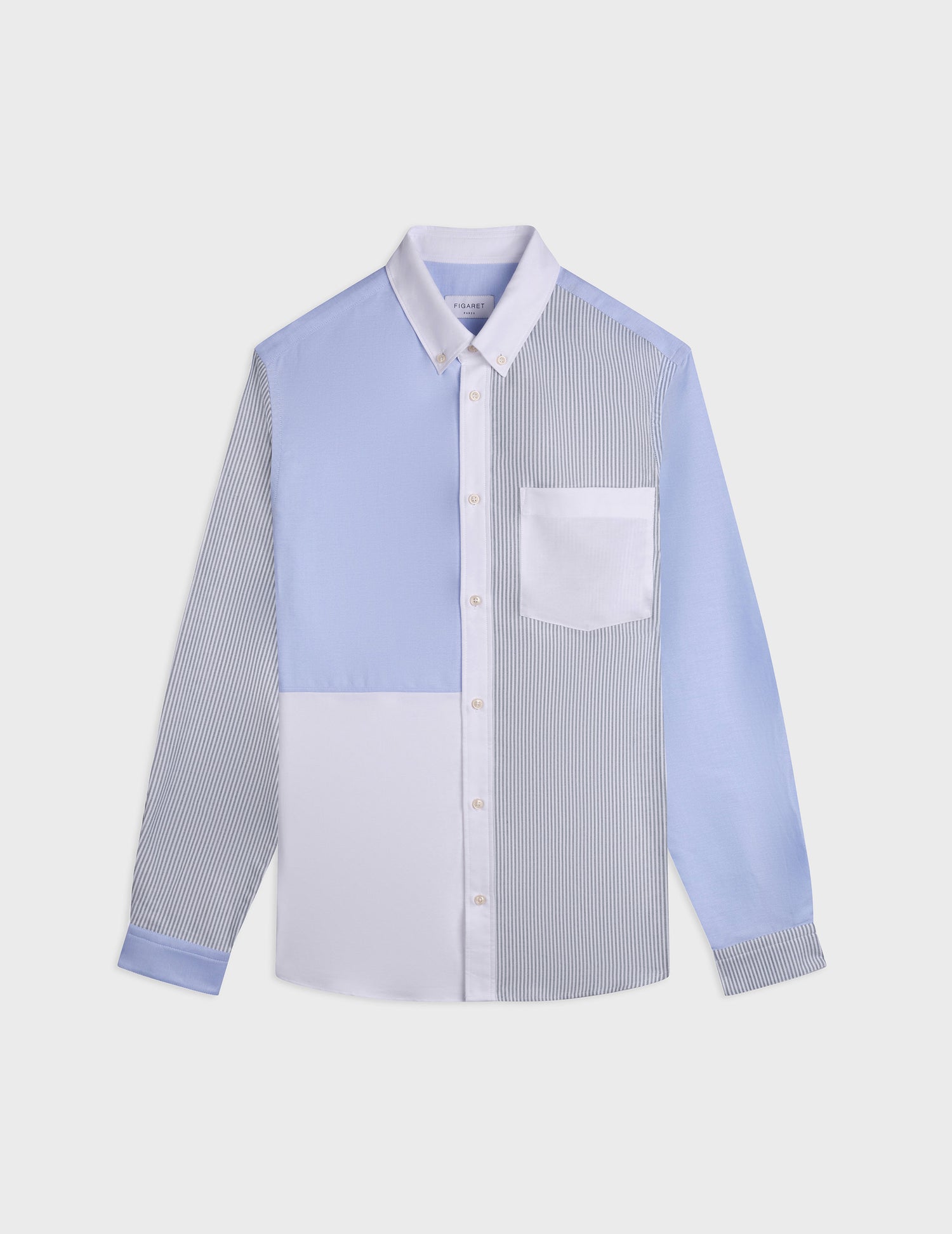 Blue Aymeric Fun shirt - Oxford - American Collar#6