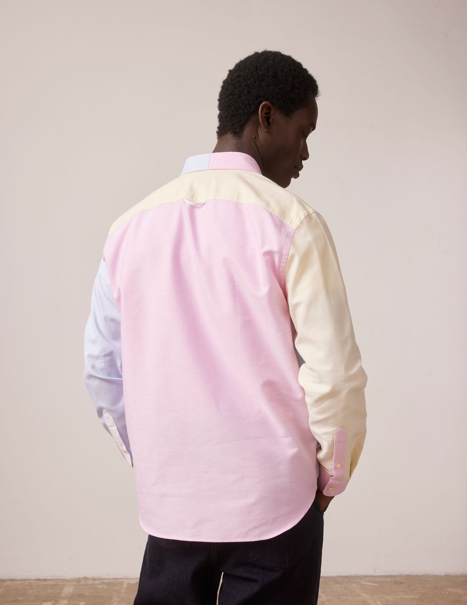 Pink William Fun shirt - Oxford - Américain Collar#4