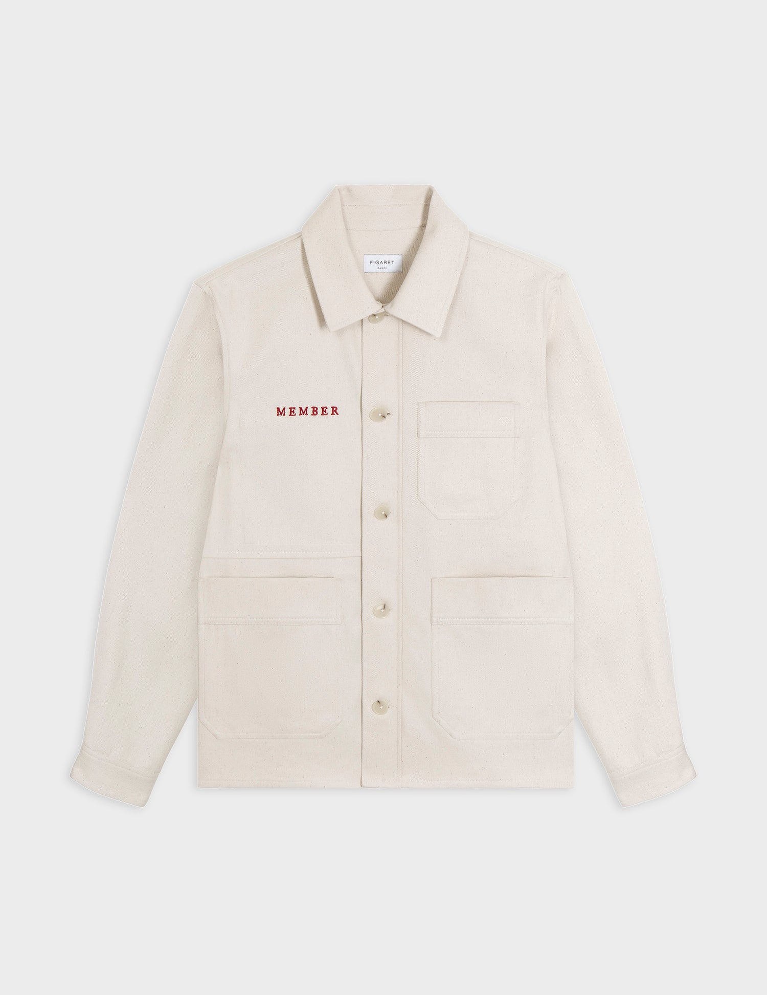 Messy Nessy embroidered cotton overshirt