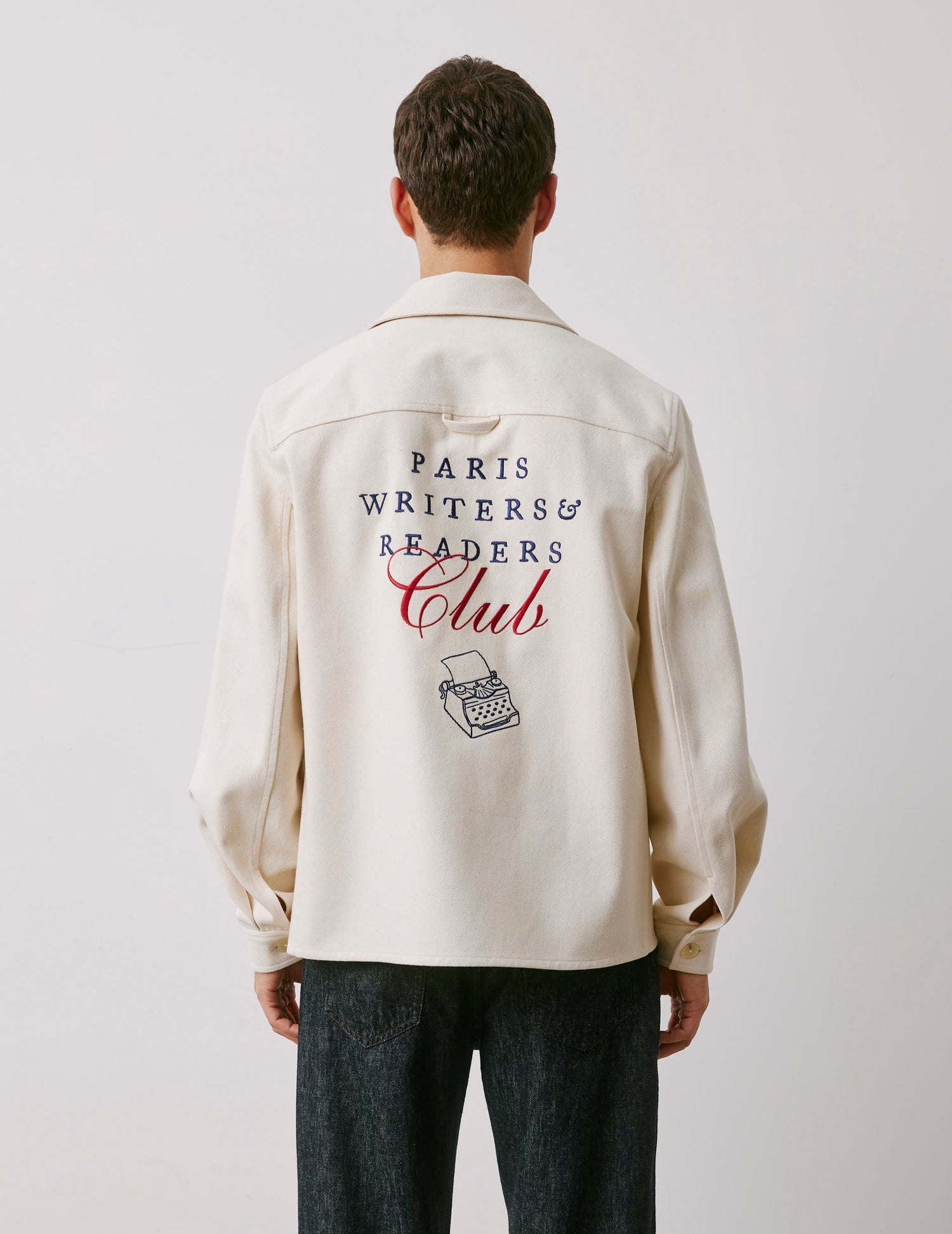 Messy Nessy embroidered cotton overshirt
