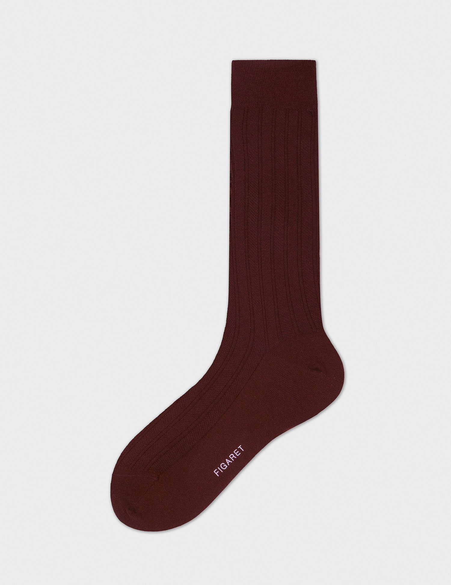 Bordeaux wool socks