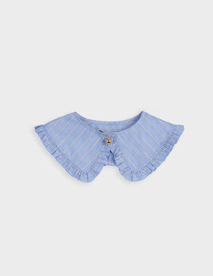 Mina blue removable collar