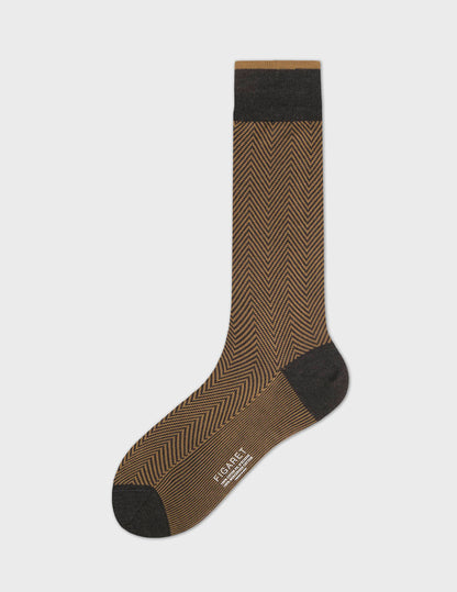Pack of 5 pairs of socks in Scottish double yarn