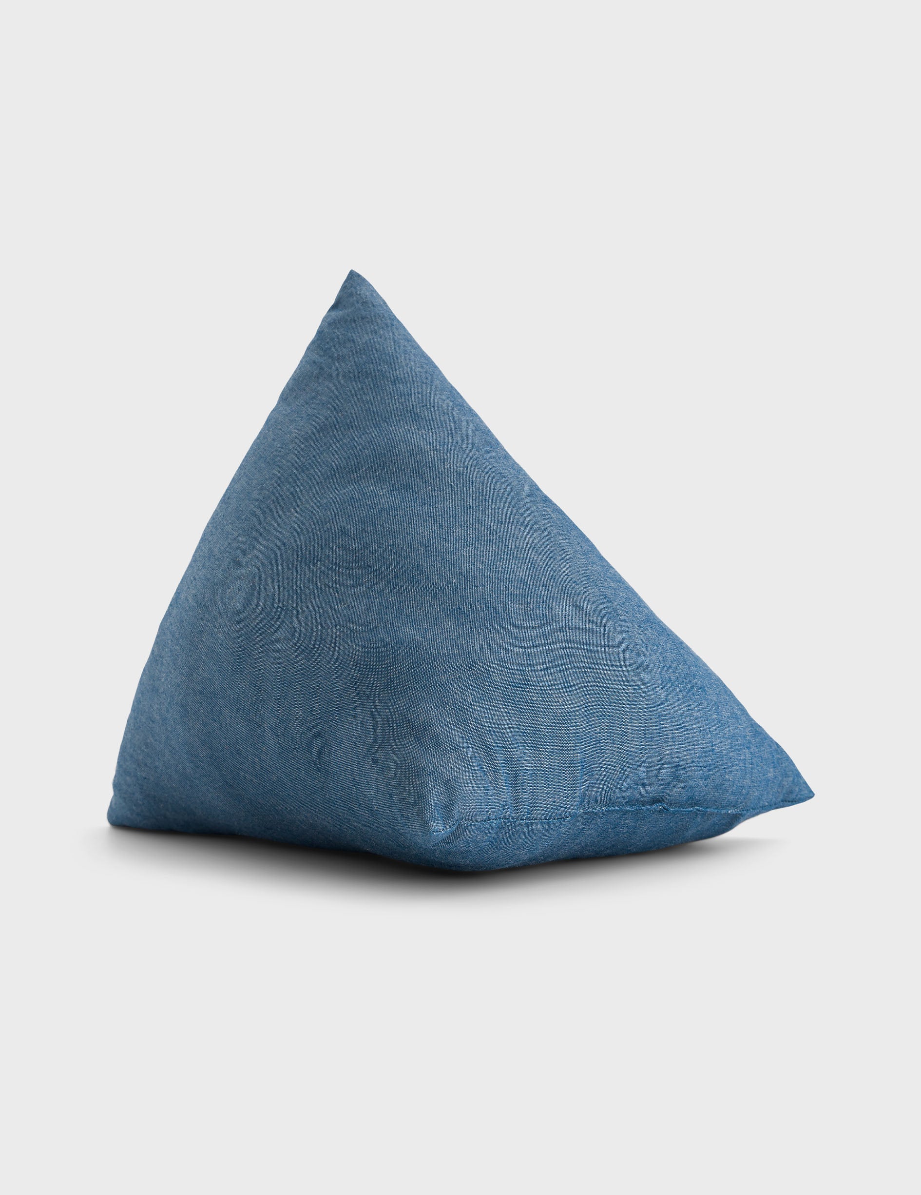 Divino blue chambray cushion