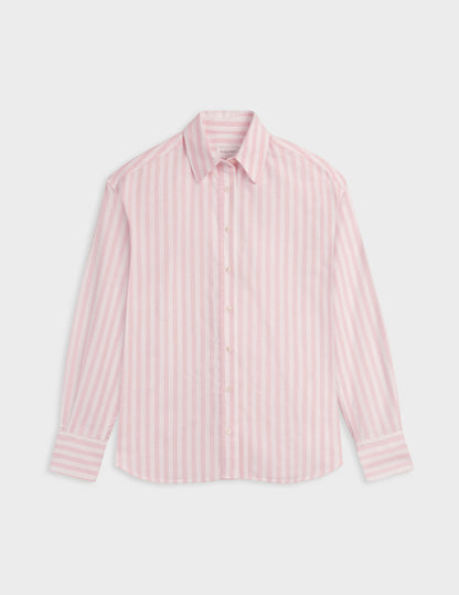 Ambre pink striped shirt
