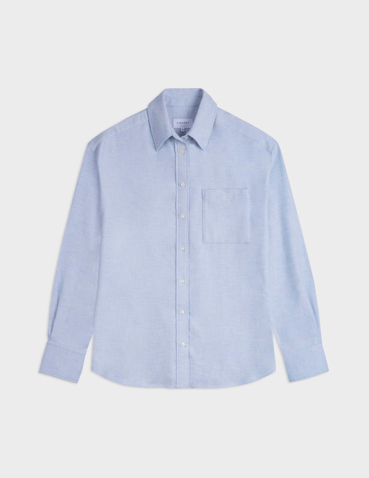 Charlotte blue shirt - Flannel - Shirt Collar#5
