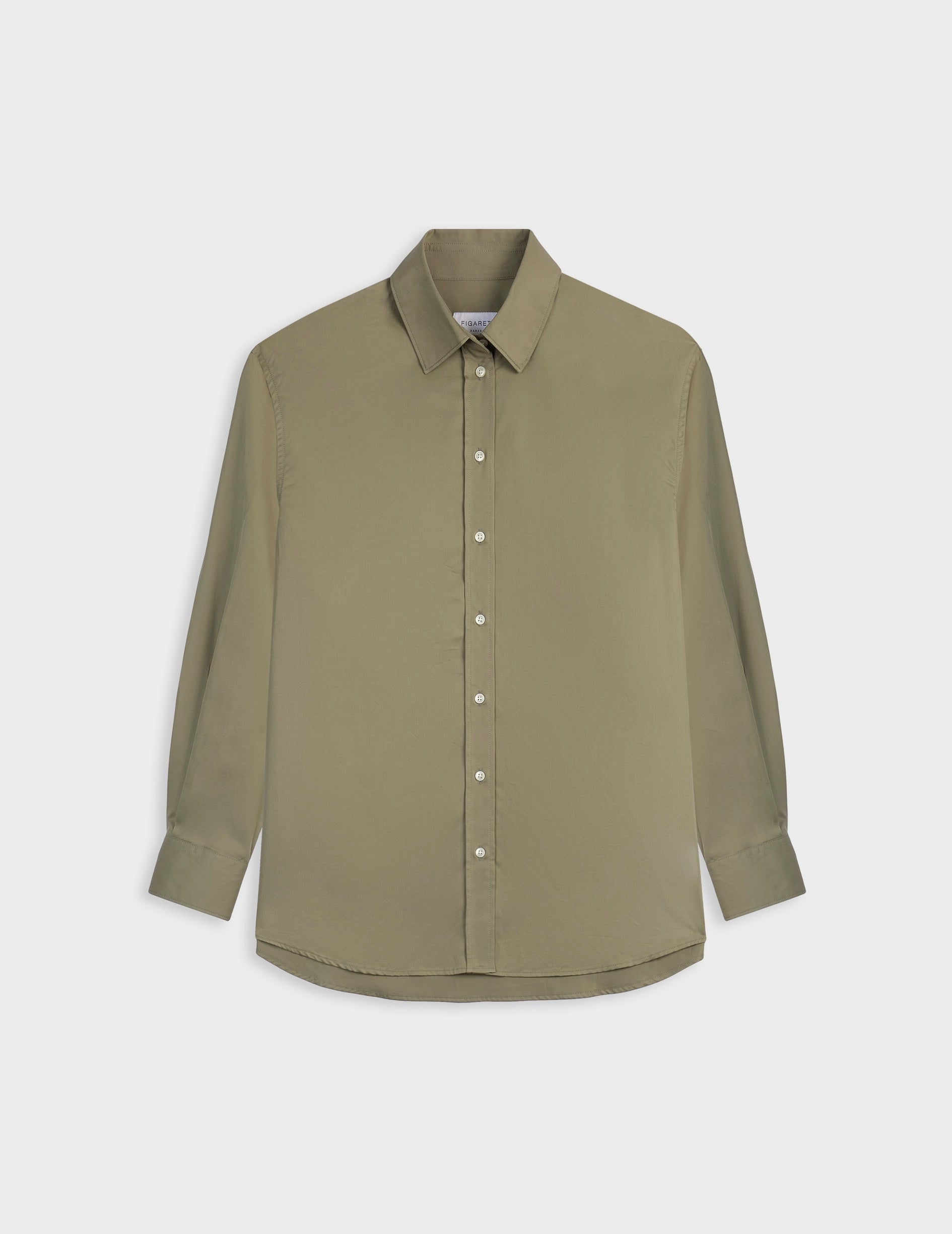 Delina khaki oversized shirt