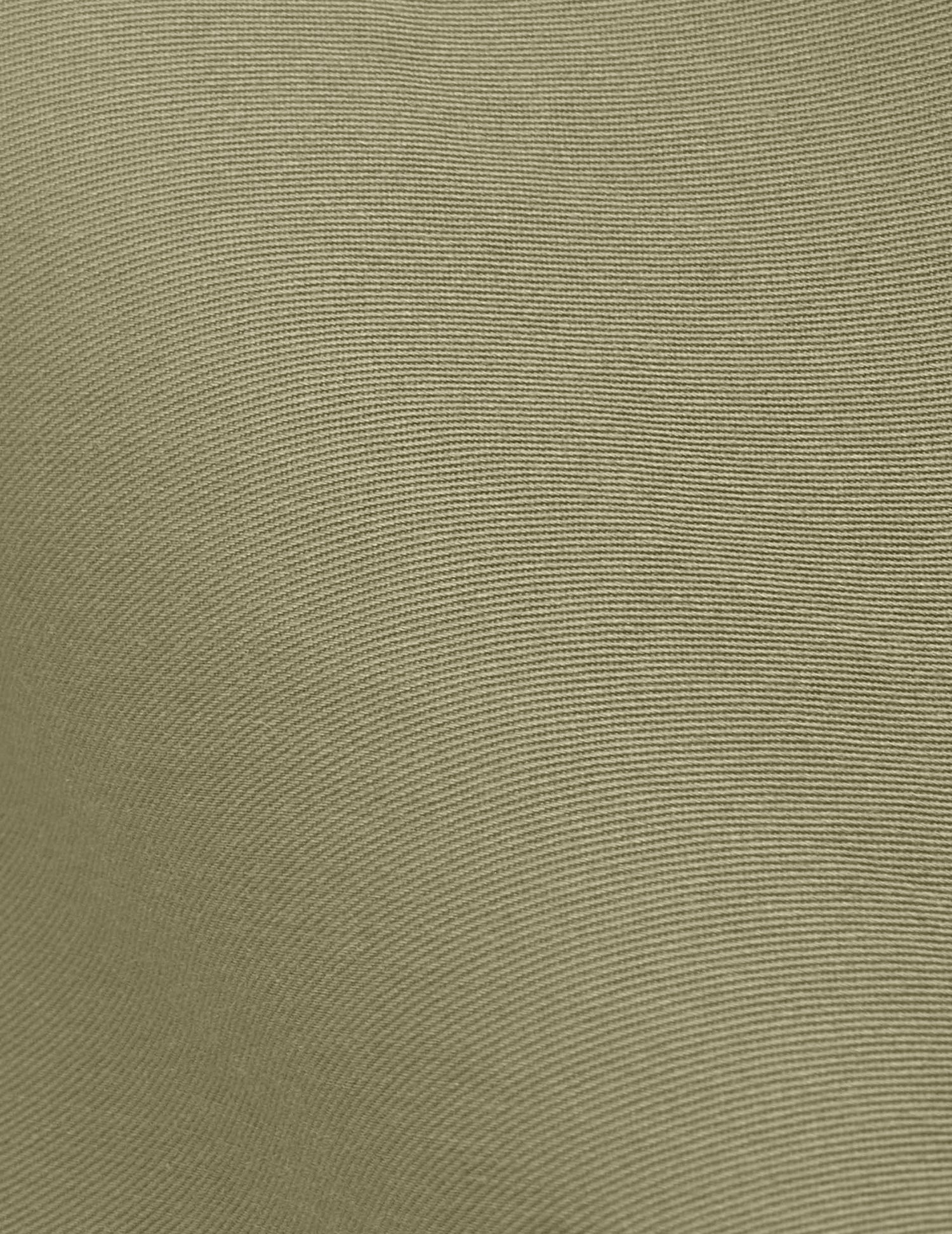 Delina khaki oversized shirt - Twill - Shirt Collar#5