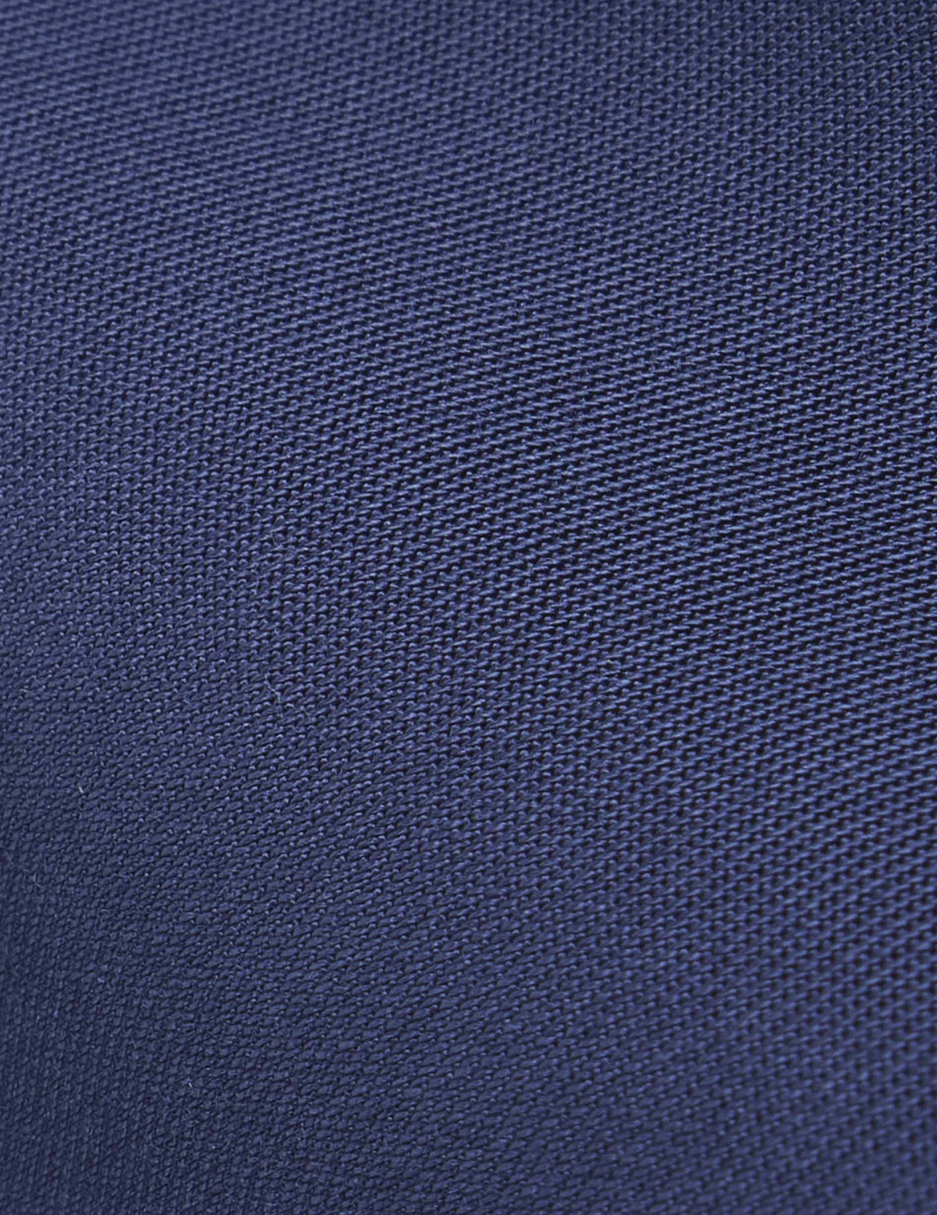 Ilena hidden button placket in navy lyocell shirt - Twill - Rising shawl Collar