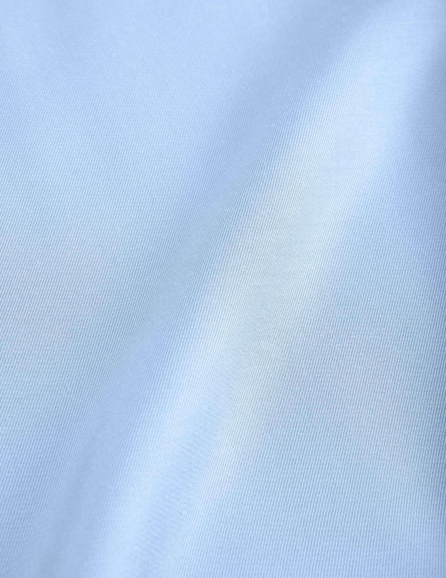 Irisa blue hidden button placket shirt - Twill - Long Collar - Musketeers Cuffs#6