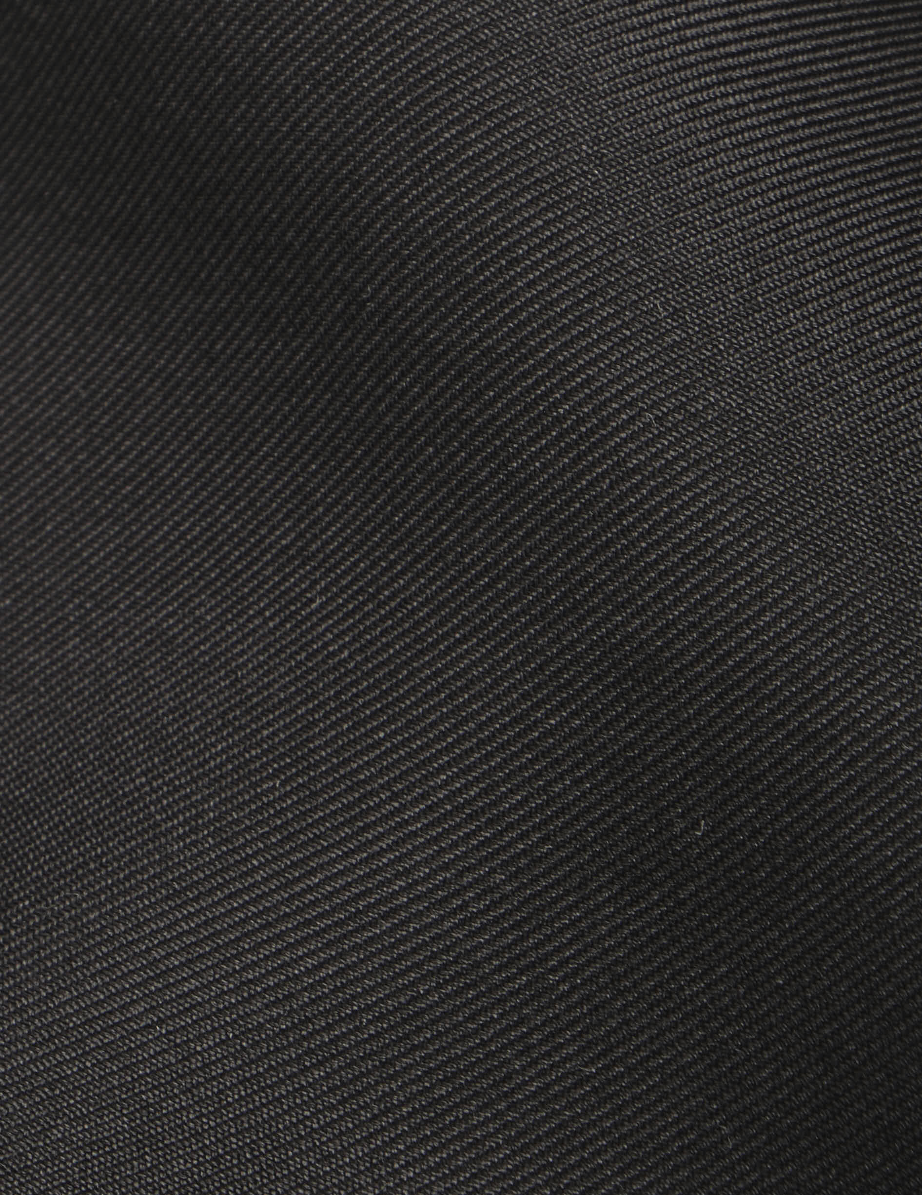 Lannaée black shirt - Silk - Officer Collar