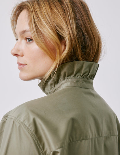 Laurine hidden button placket shirt