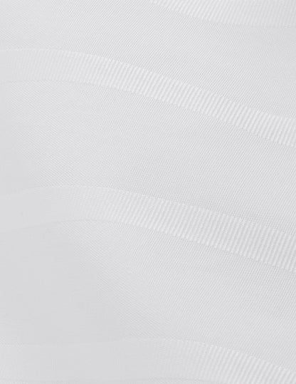 Léa white striped oversized shirt