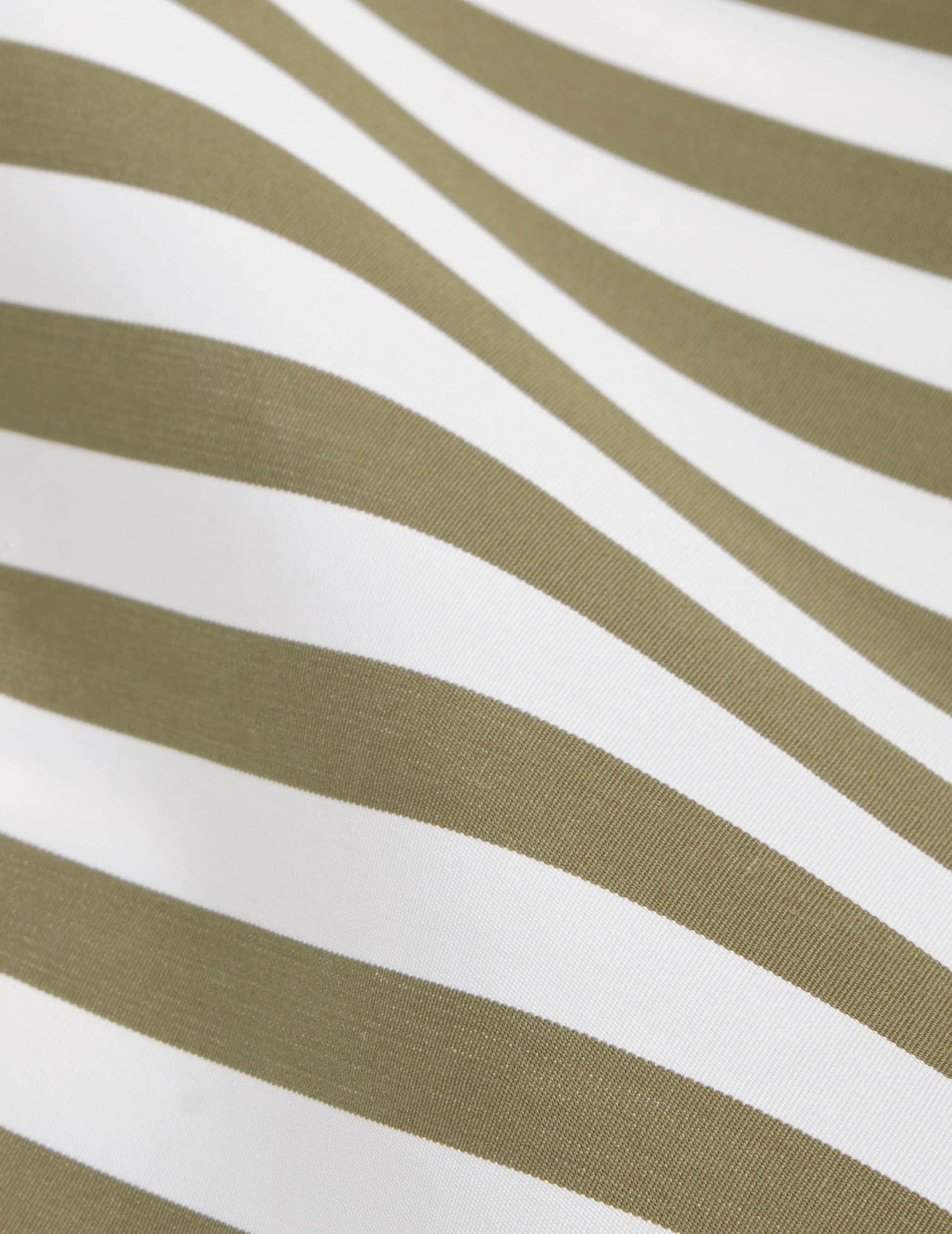Léa khaki striped oversized shirt - Poplin - Shirt Collar#6