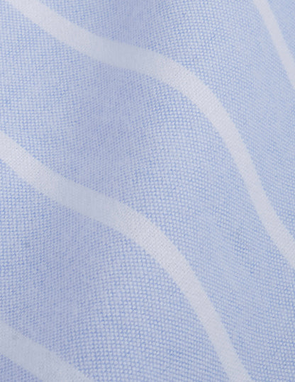 Lizandra blue striped oversized shirt