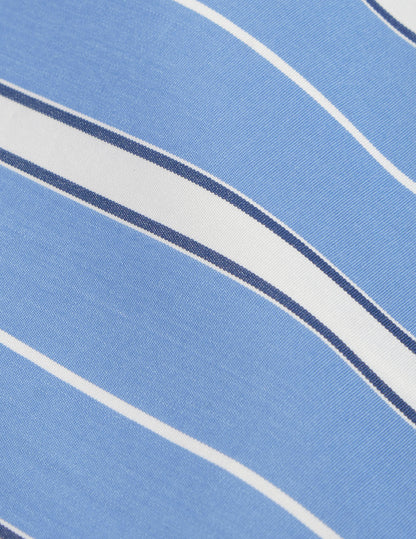 Lizandra blue striped oversized shirt