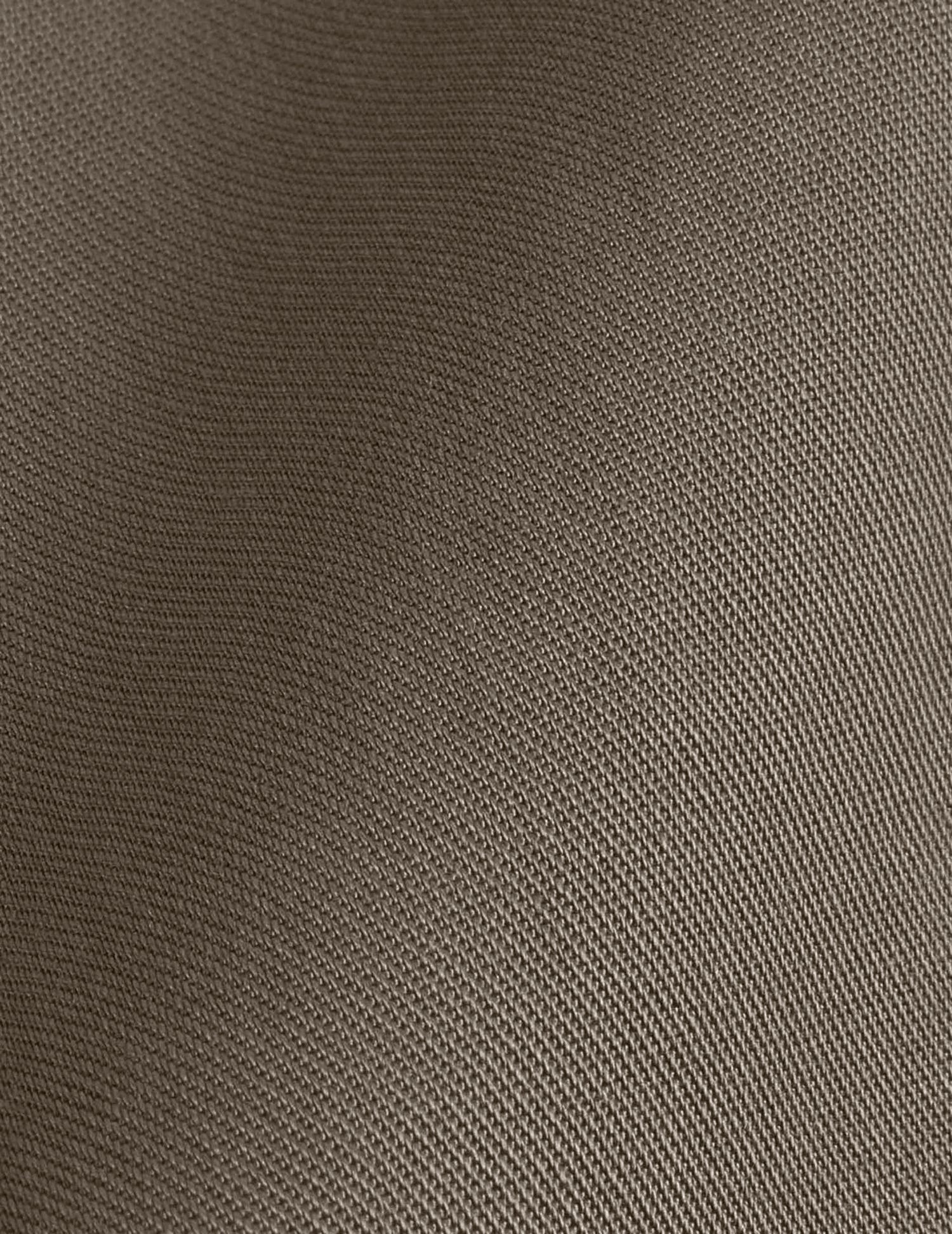 Manon khaki hidden button placket shirt - Lyocell - Shirt Collar#6