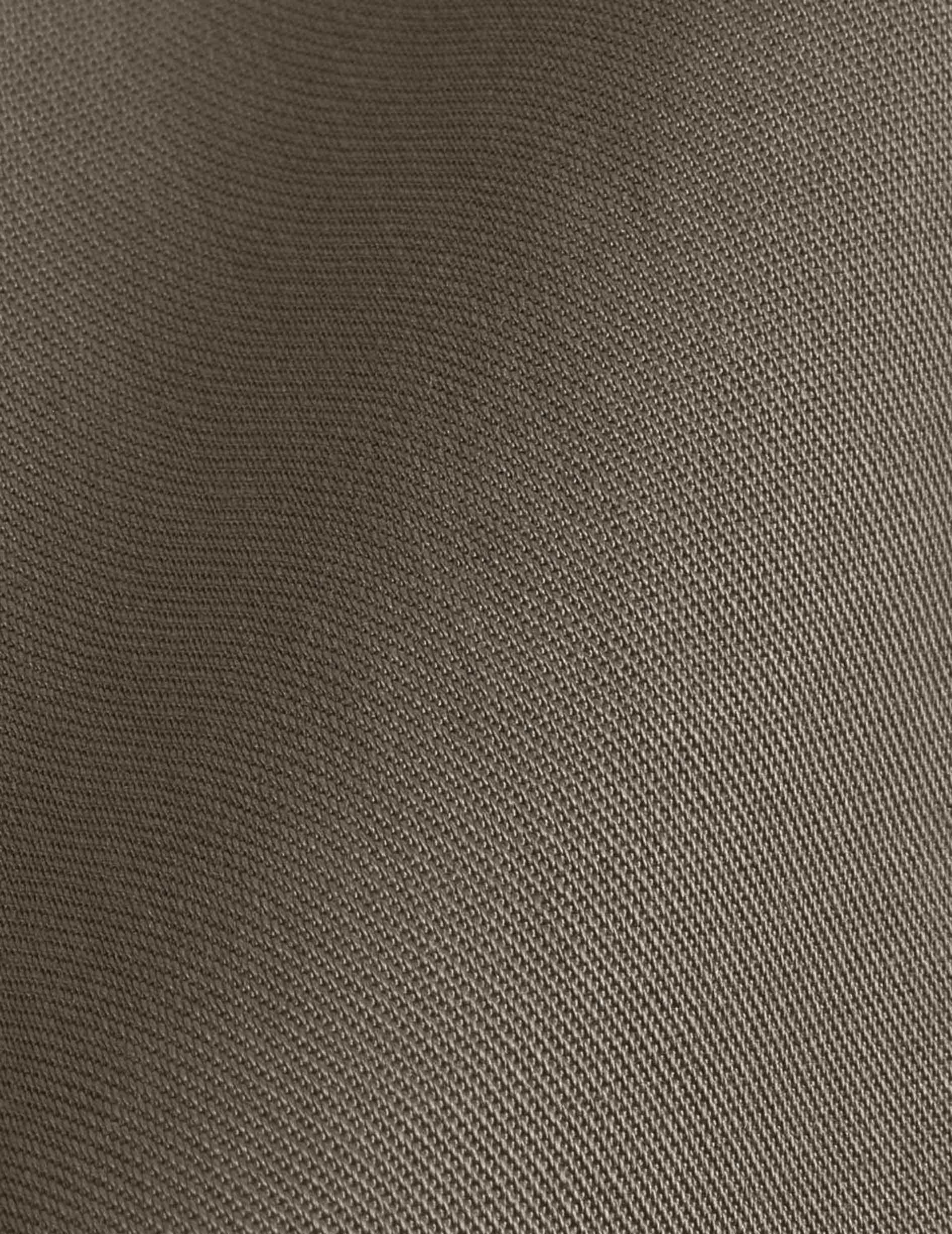 Manon khaki hidden button placket shirt - Lyocell - Shirt Collar