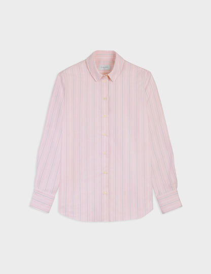 Marion pink striped shirt