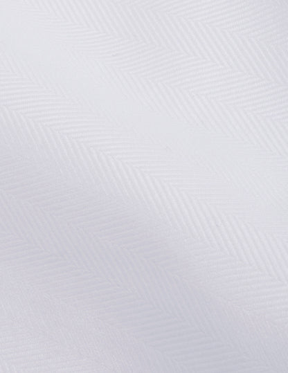 Mathéa white hidden button placket shirt
