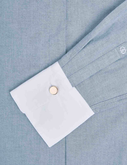 Mathéa green hidden button placket shirt