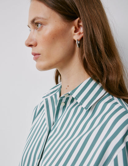 Mathilde sagegreen oversized shirt