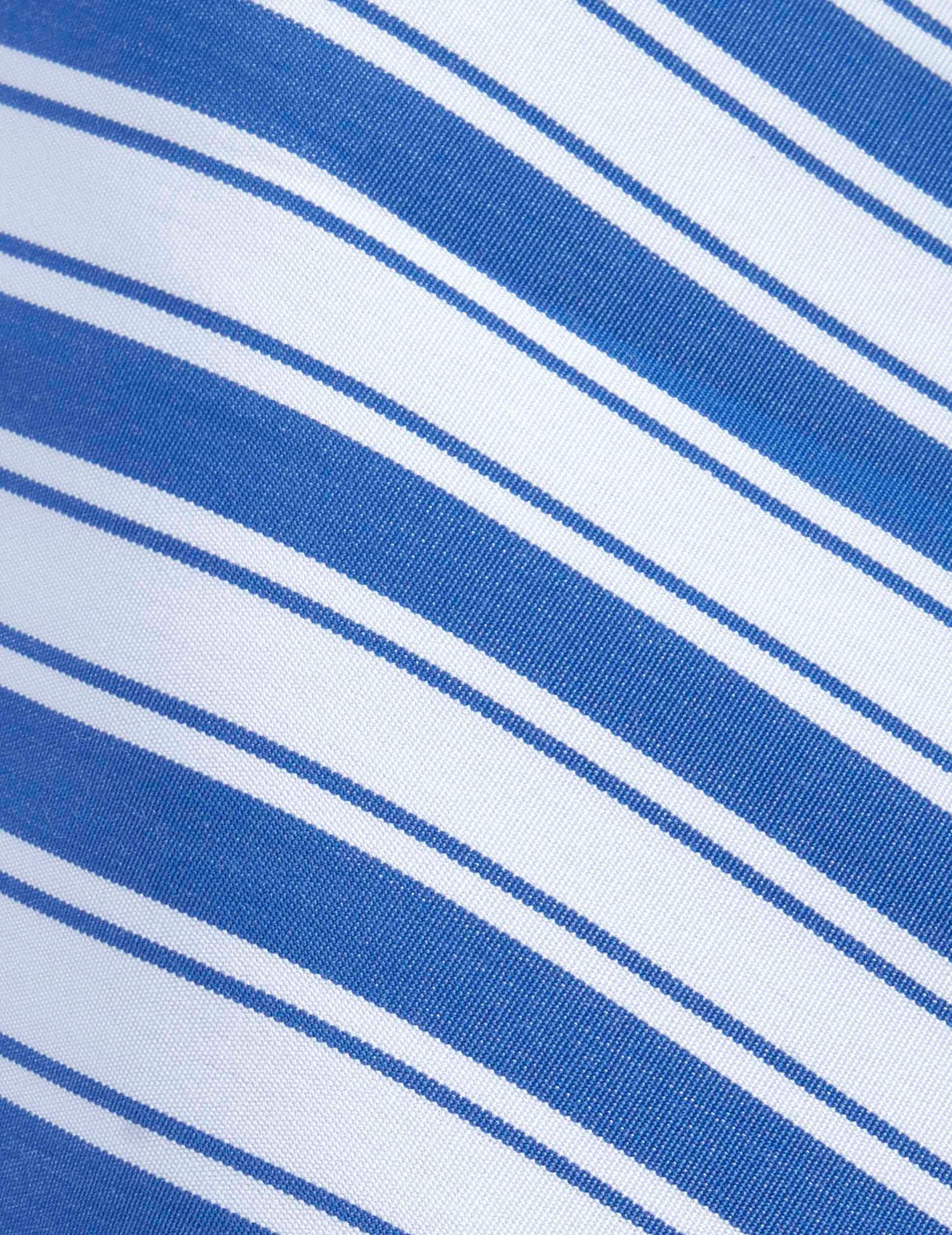 Maude blue striped shirt - Poplin - Officer Collar#7