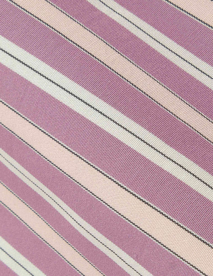 Soffy purple and pink striped oversized shirt