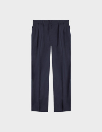Lyzie navy wool canvas pants