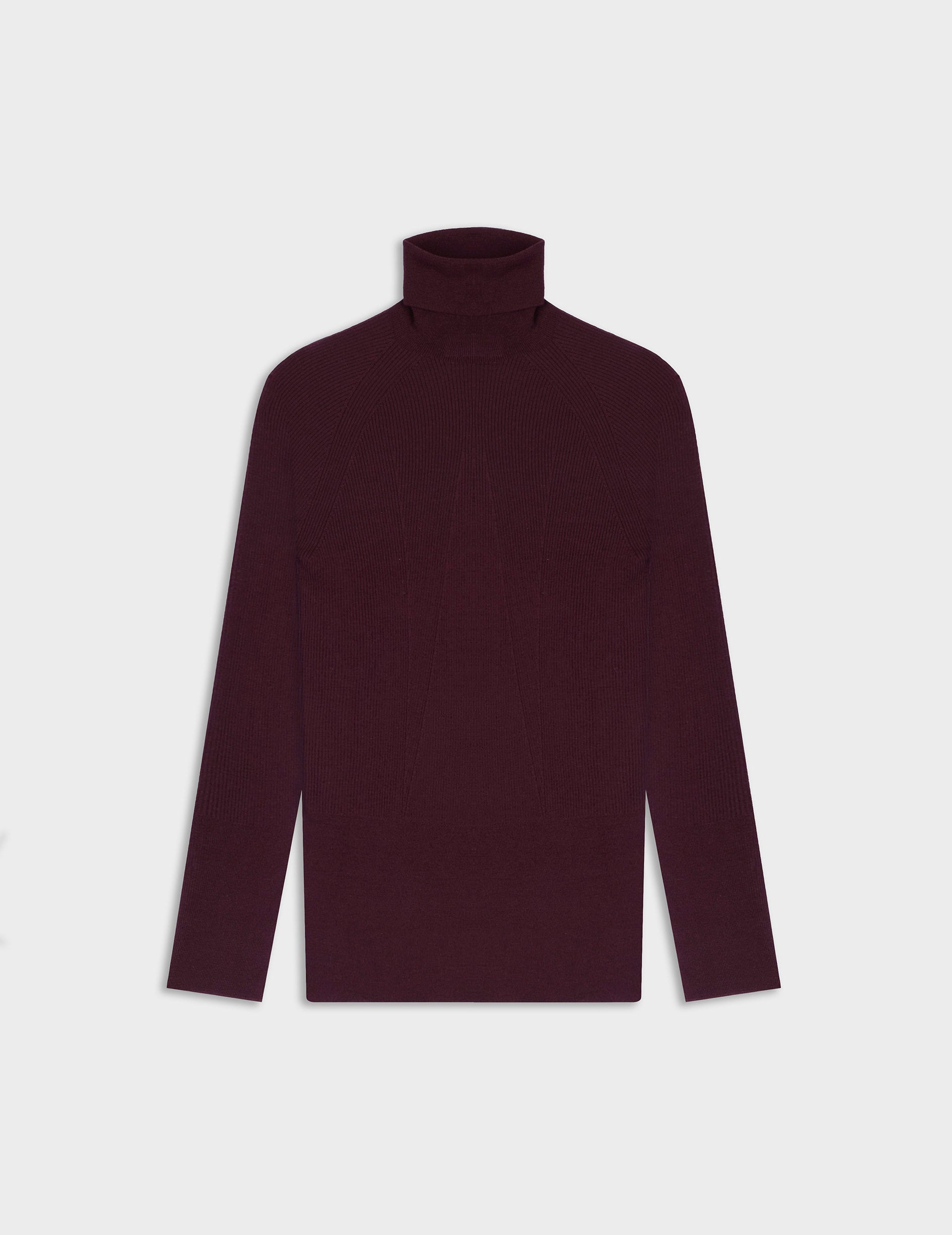 Masha burgundy wool sweater