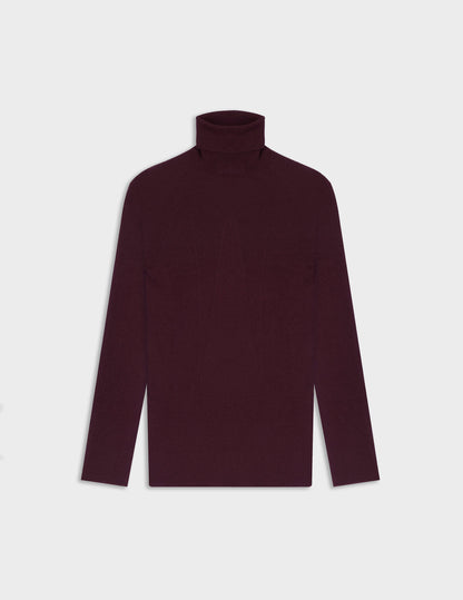 Masha burgundy wool sweater