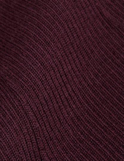 Masha burgundy wool sweater