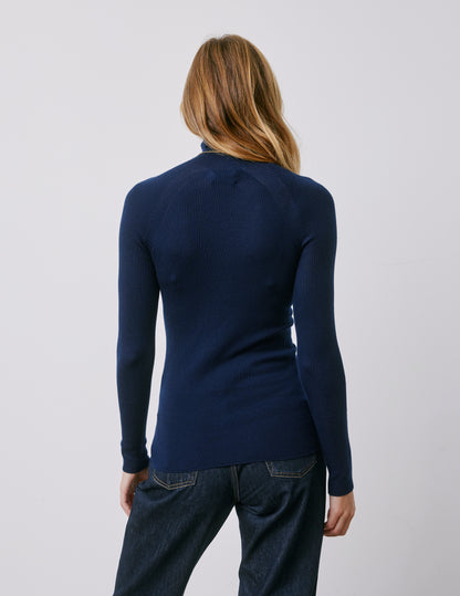 Masha navy wool sweater