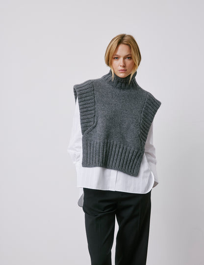Milord grey wool sweater