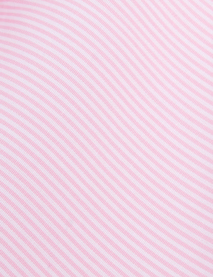 Louise pink striped poplin pajamas