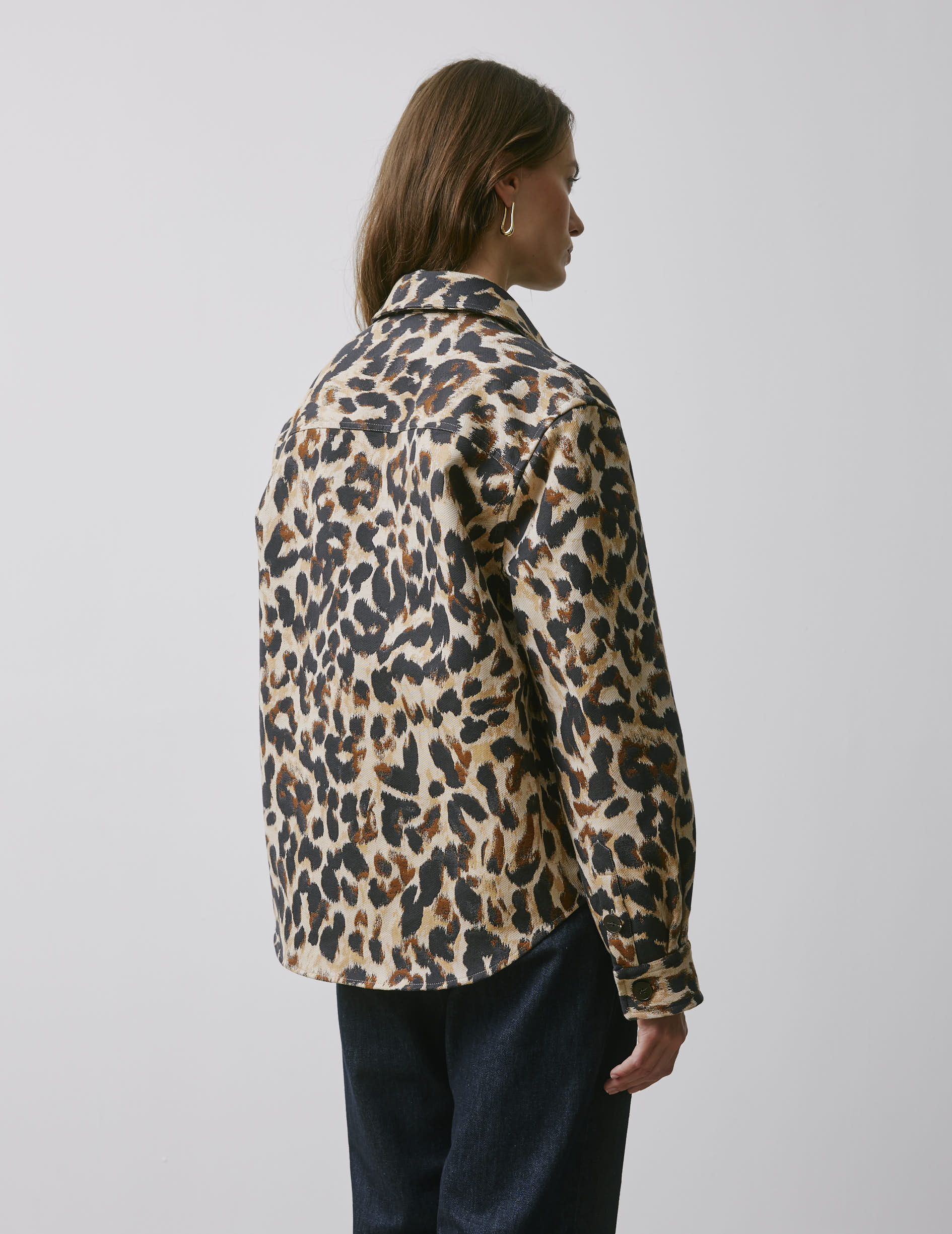 Bianca leopard overshirt
