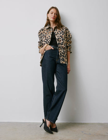 Bianca leopard overshirt