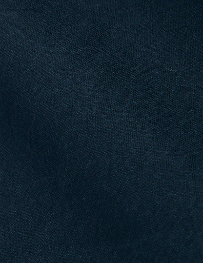 Madie navy wool canvas shirt jacket