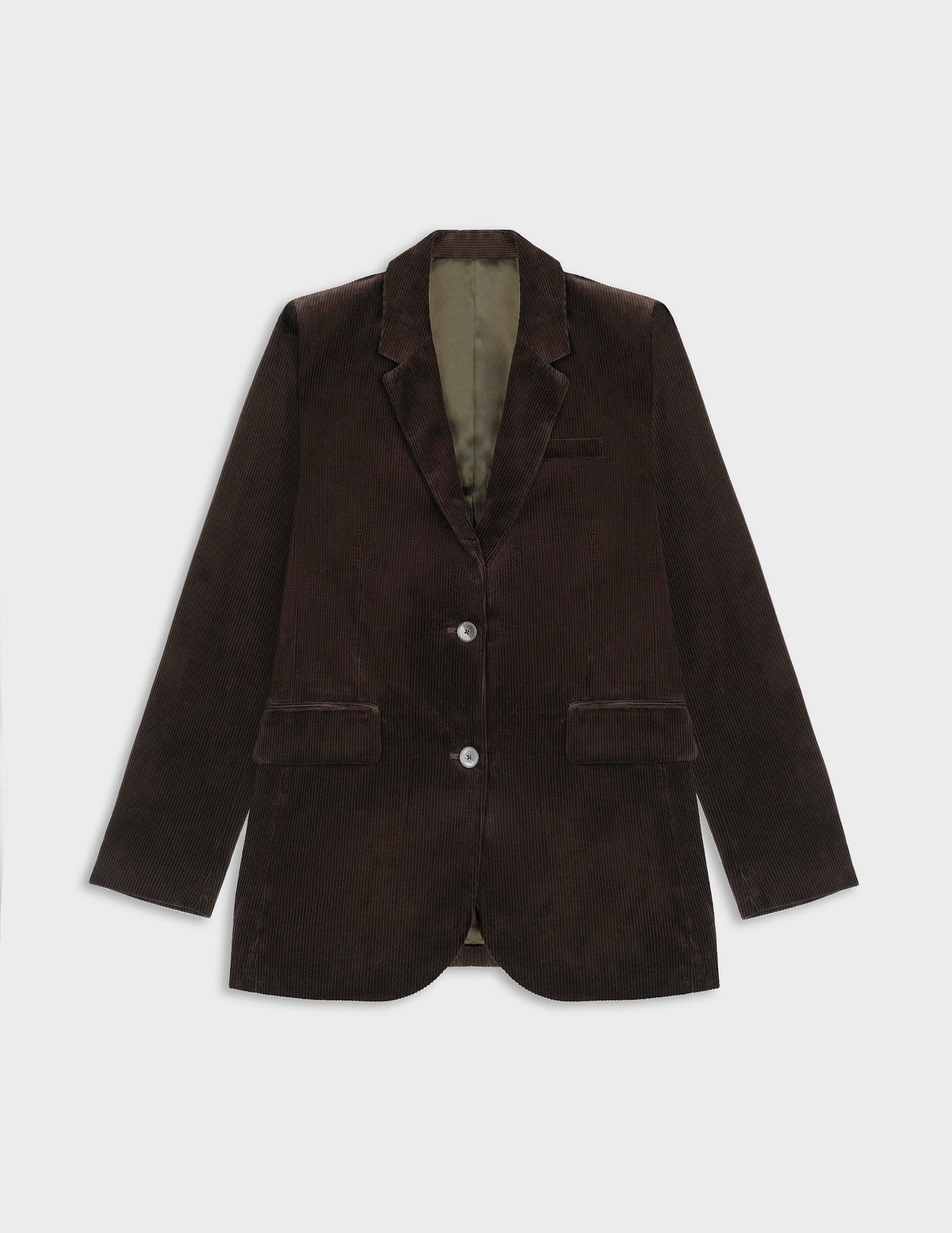 Glory brown velvet blazer
