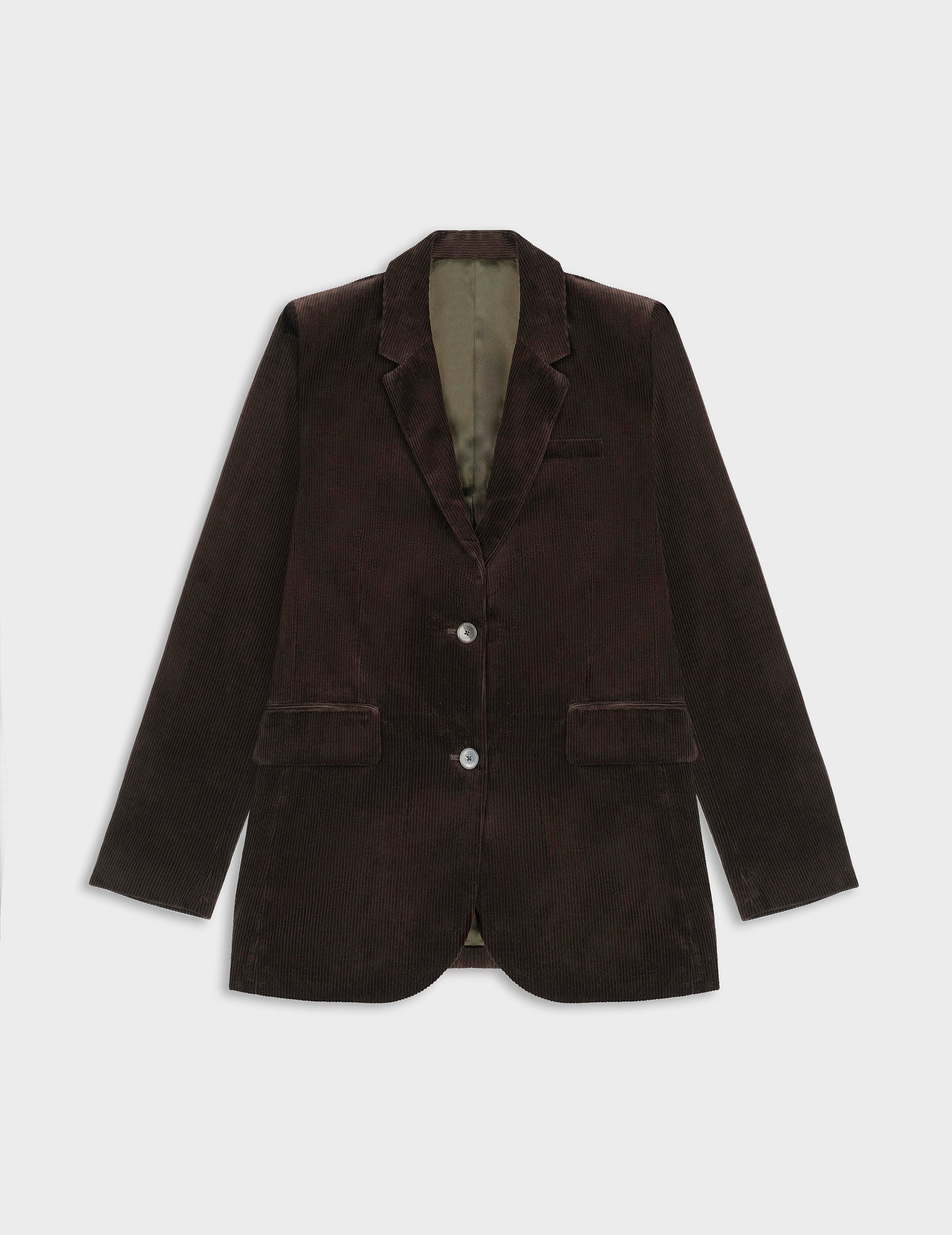 Glory brown velvet blazer
