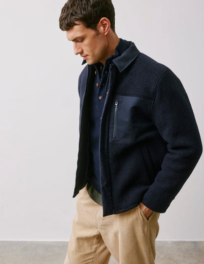 Maélan navy wool jacket