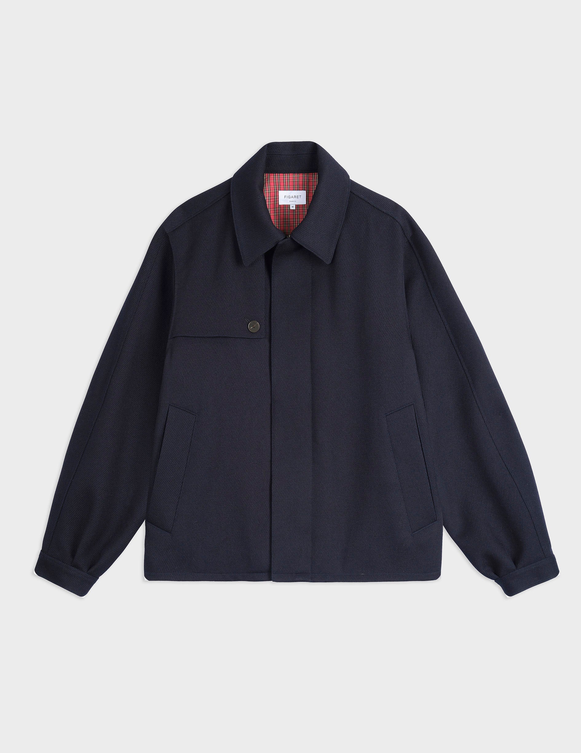 Mattew navy virgin wool jacket -
