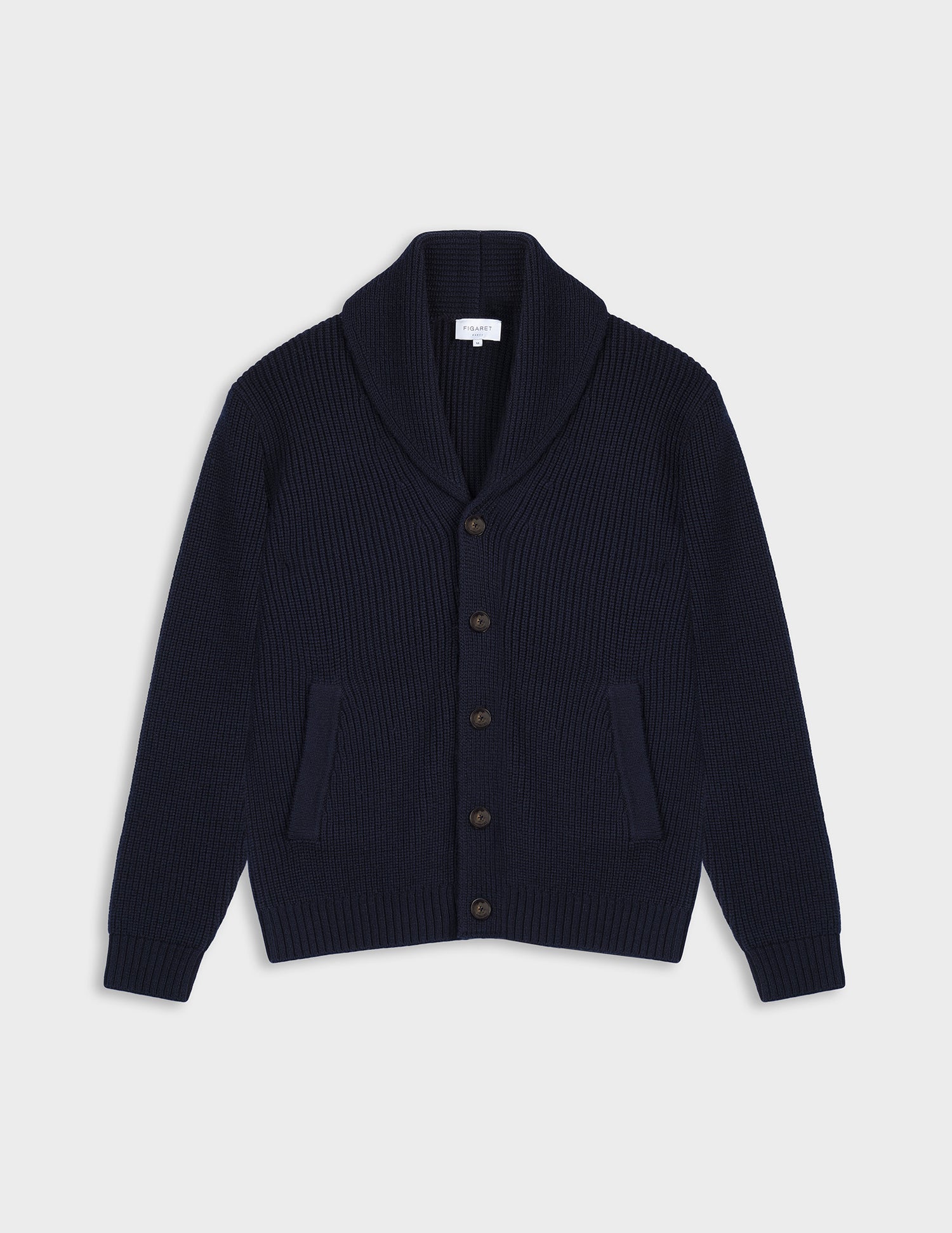 Mathis navy wool cardigan