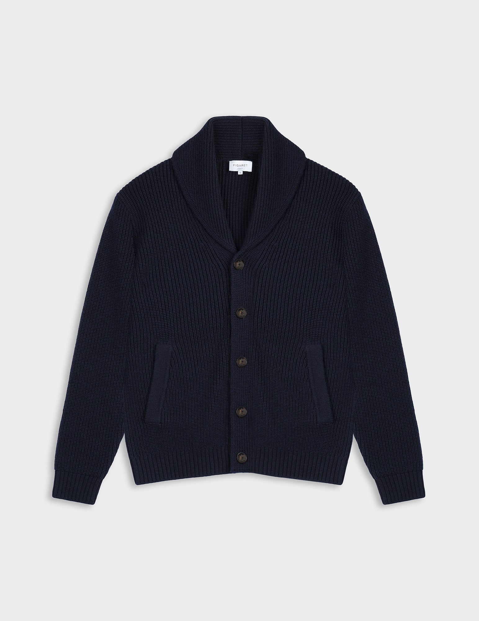 Mathis navy wool cardigan