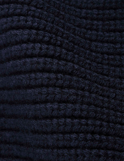 Mathis navy wool cardigan