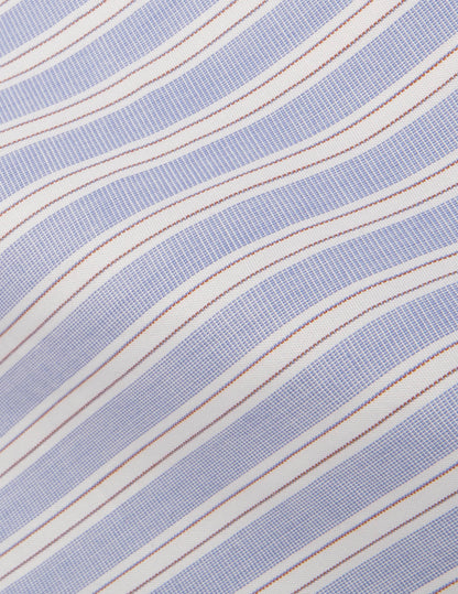 Antonin blue striped shirt