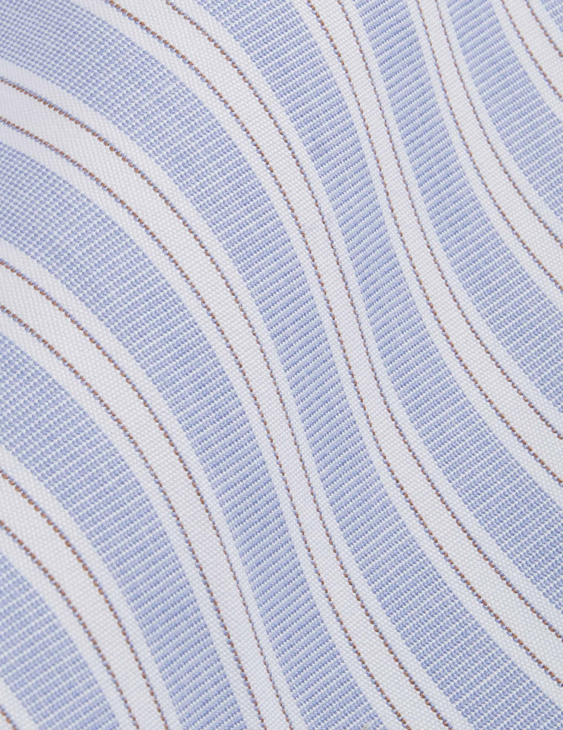Antonin blue striped shirt - Wire to wire - Prodigious Collar