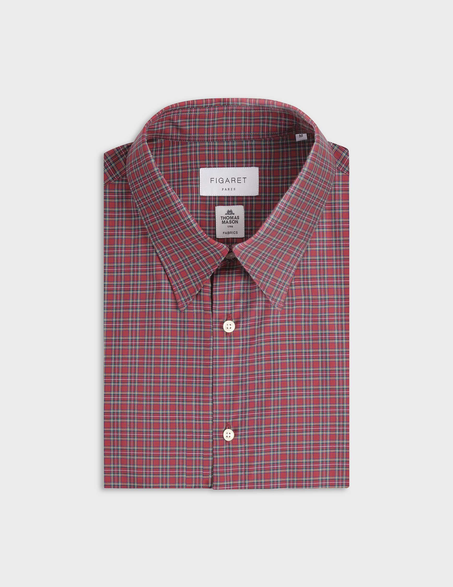 Antonin red checked shirt