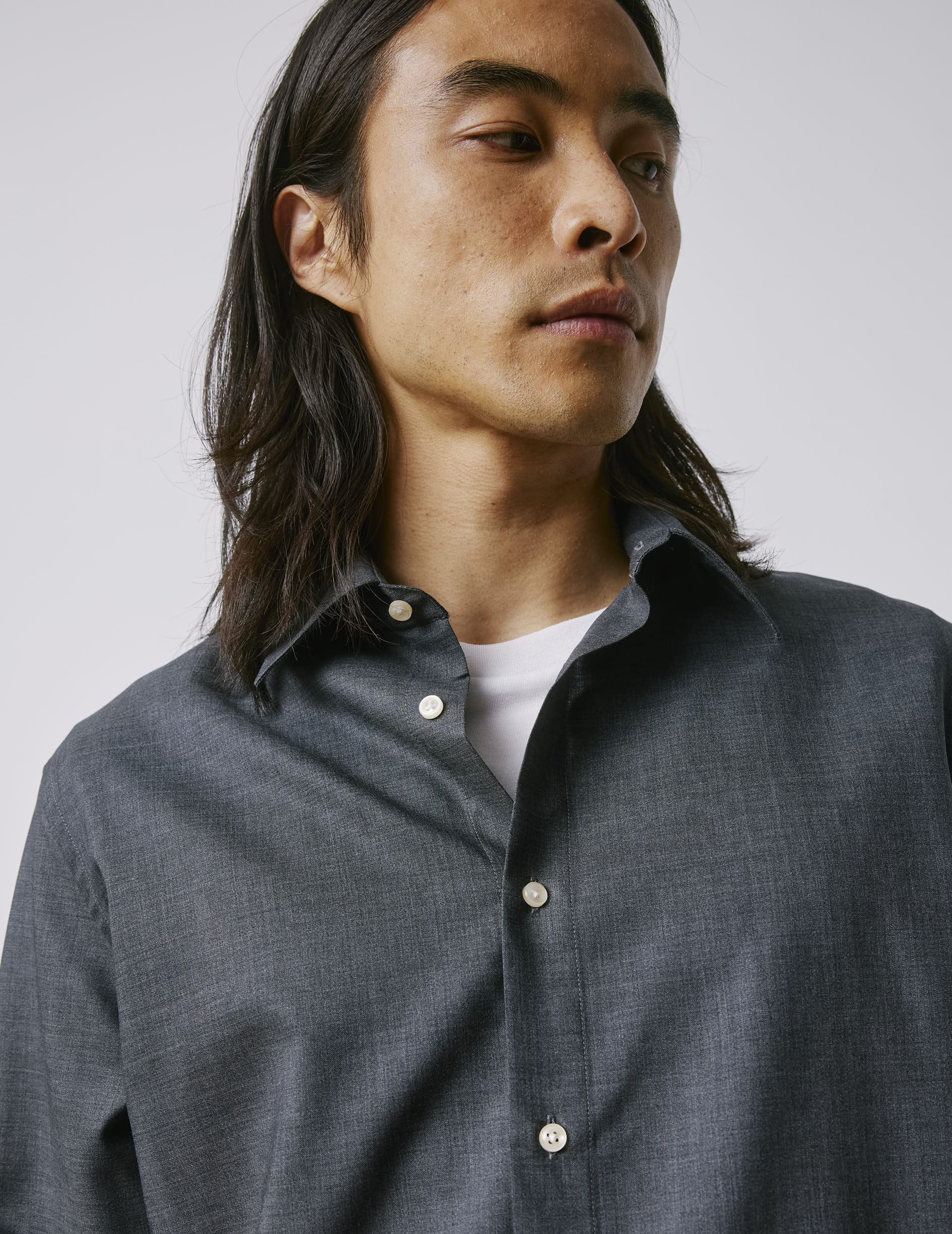 Antonin grey shirt - Cloth - Prodigious Collar